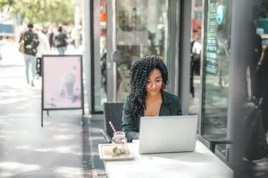 brown women working in tech